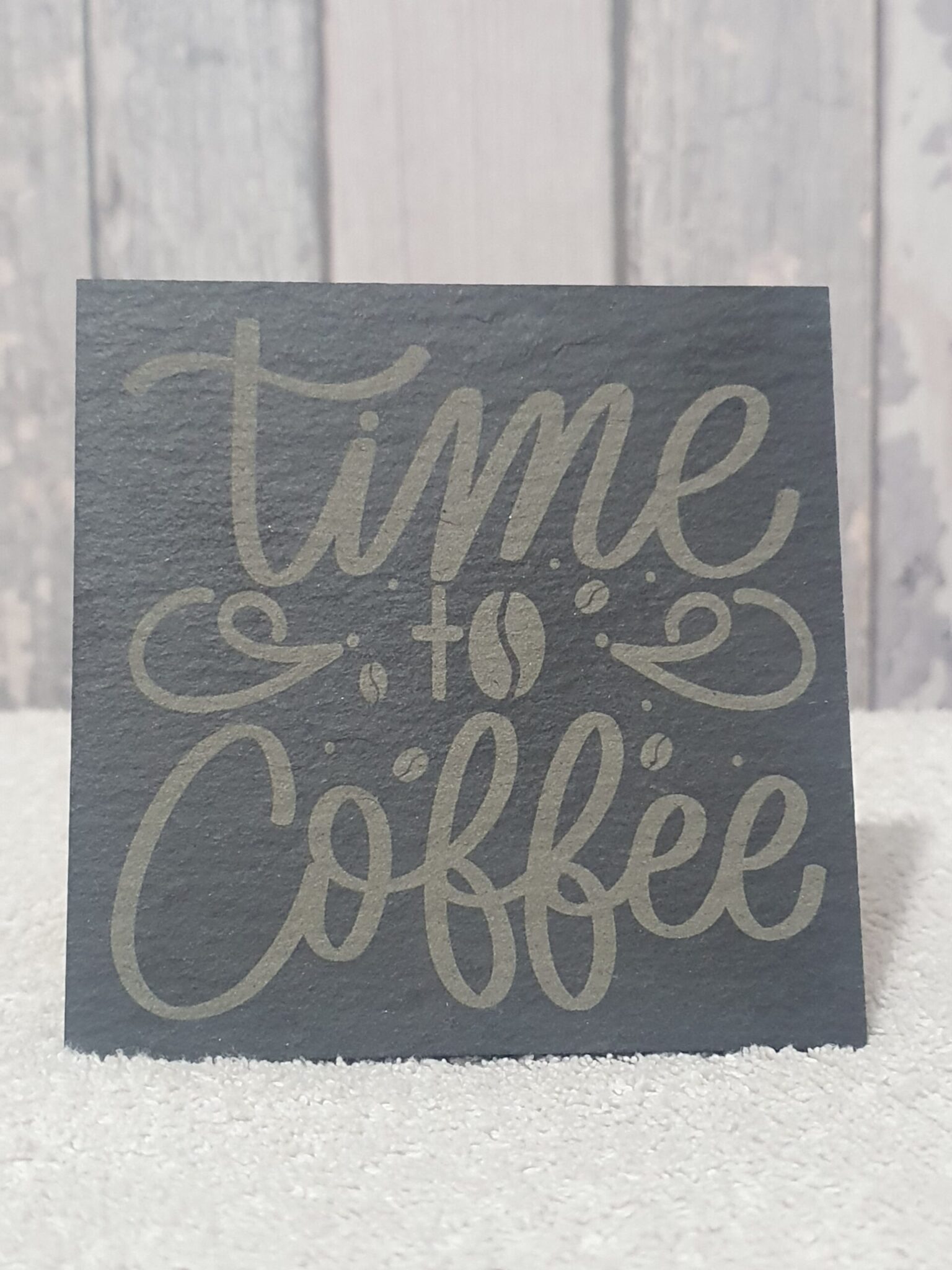 Slate Coffee Coasters – Perfect Coffee Lovers Gift Personalised For Mum, Dad, Friend