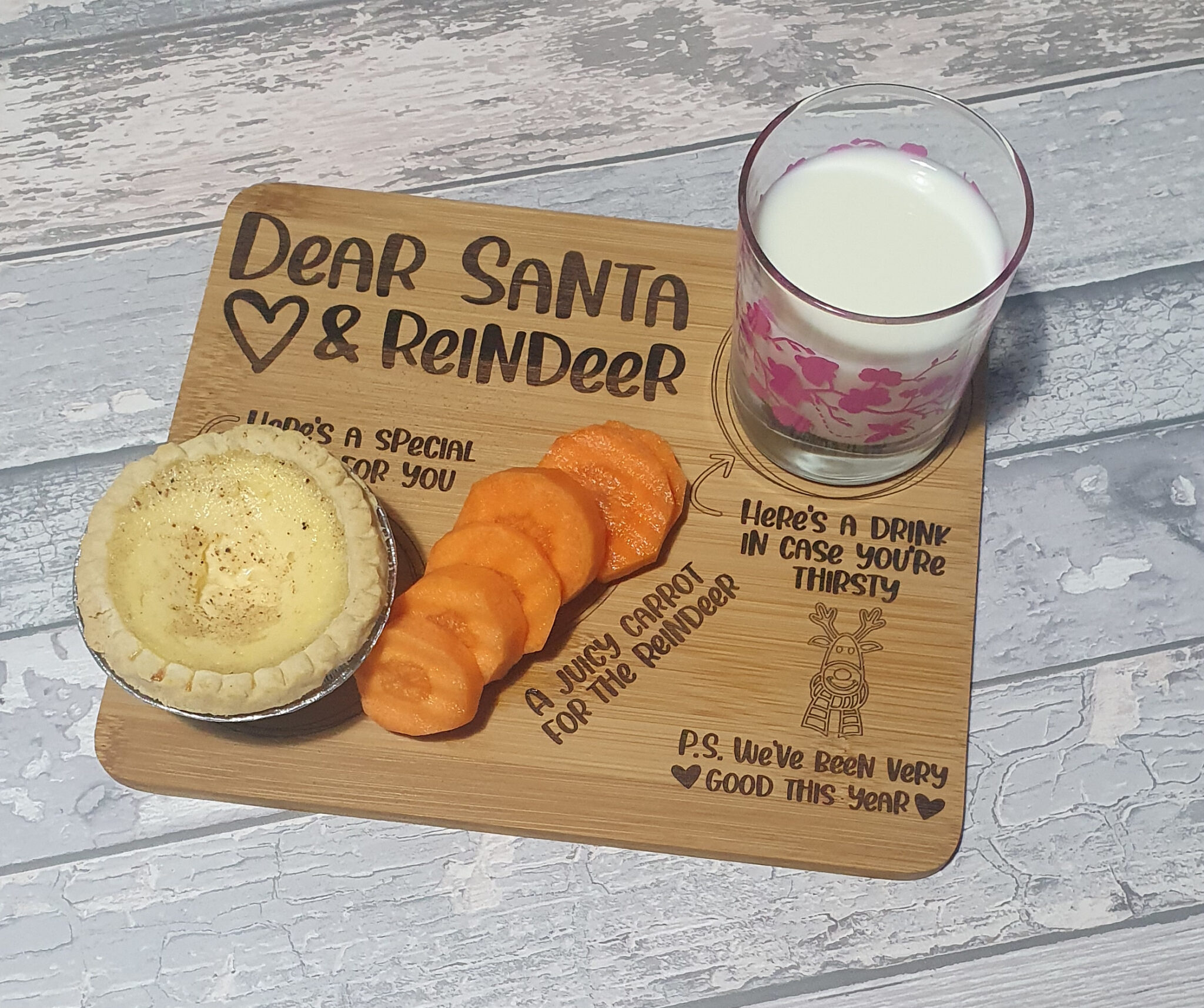 Santa Treat Board, Christmas Eve Treat Board, Santa Tray