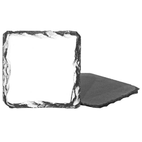 Square Slate Photo Coaster 9cmx9cm