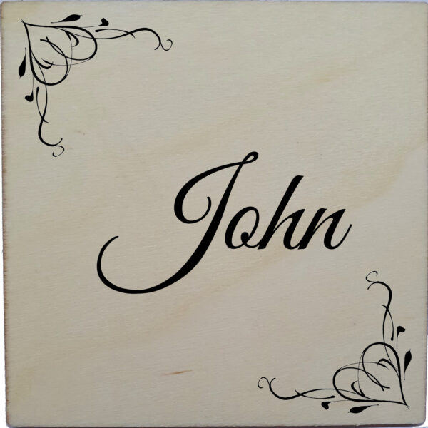 Personalised Elegant Wedding Favors Mr & Mrs Coaster 10cm Square or Round - Image 7