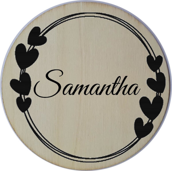 Personalised Elegant Wedding Favors Mr & Mrs Coaster 10cm Square or Round - Image 8