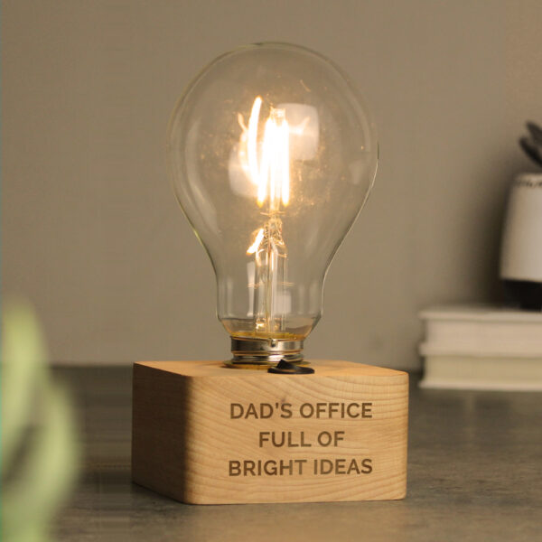 Personalised Message LED Bulb Table Lamp - Image 2