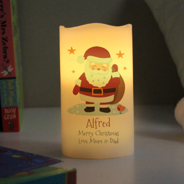 Santa LED Candle