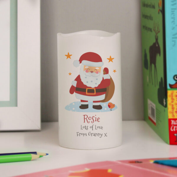 Santa LED Candle