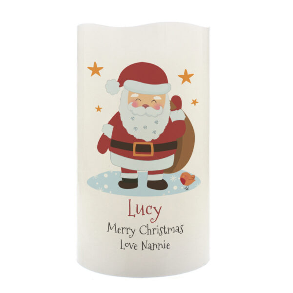 Santa LED Candle