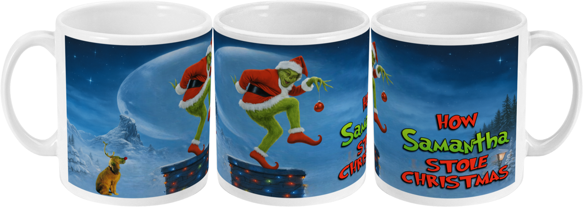 Personlised Grinch 11oz Mug